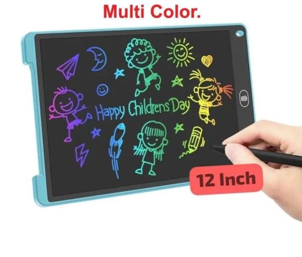 (12 Inch Multi Color) Lcd Writing Tablet Electronic Slate Learning Toys And Gadgets For Kids