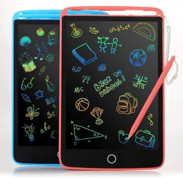 (12 Inch Multi Color) Lcd Writing Tablet Electronic Slate Learning Toys And Gadgets For Kids