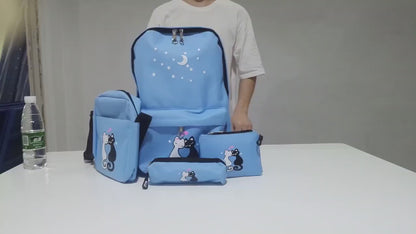 4-piece School Bag Set