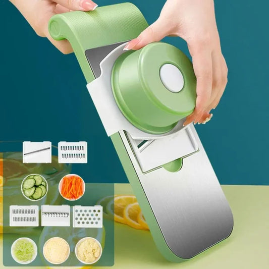 5 In 1 Vegetable Cutter Stainless Steel Multifunctional